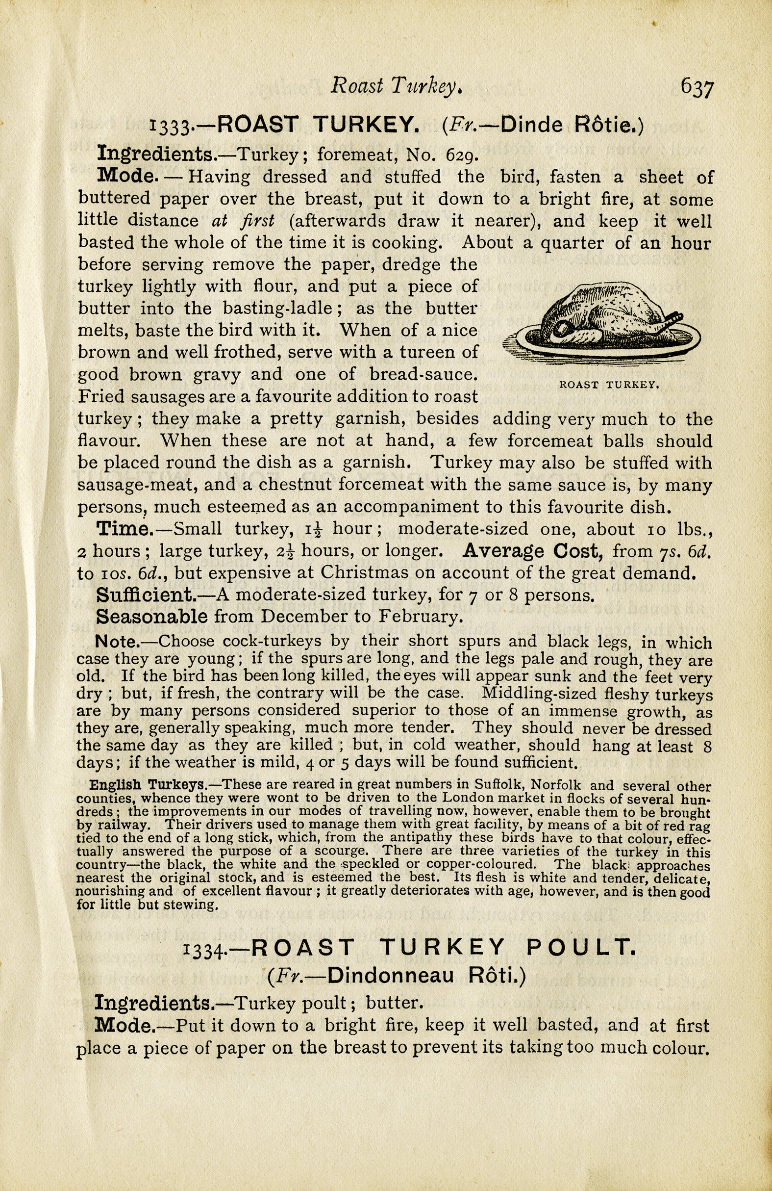 old book paper, cooking turkey recipes, black and white clip art, vintage food printable, old cookbook page, roast turkey illustration