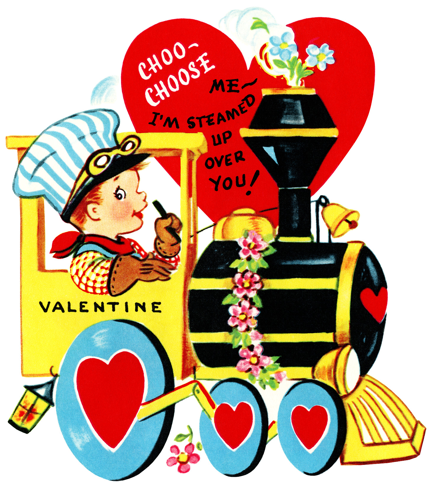 Choo-Choose Me Valentine - The Old Design Shop