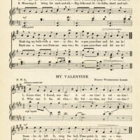 vintage sheet music, valentine song, printable music page, free vintage graphics, new year song