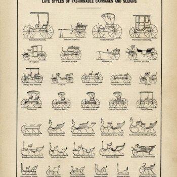 antique car clip art, old book page, carriages and sleighs, old fashioned vehicle illustration, vintage car printable