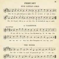 February songs for kindergarten free printable sheet music