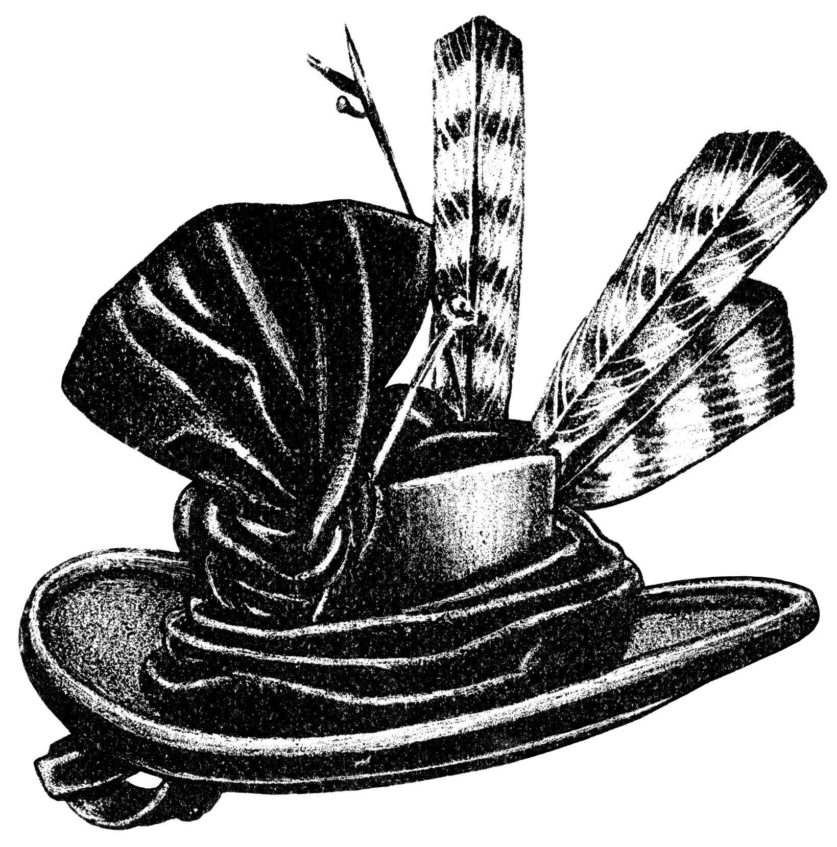 Victorian Ladies’ Hats ~ Free Clip Art - Old Design Shop Blog