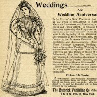 Free vintage clip art wedding bride magazine advertisement
