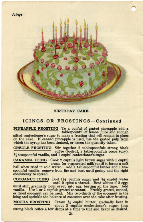 vintage cake clip art, birthday cake illustration, vintage baking clip art, frosting icing recipe, antique cookbook page, junk journal printable