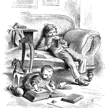 Victorian Children Enjoy Books