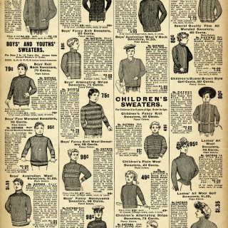 vintage fashion clip art, old catalog page, junk journal printable, antique clothing illustrated, vintage sweater