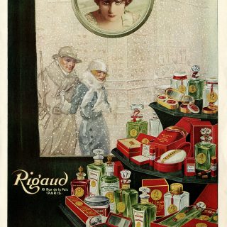 Mary Garden, Rigaud perfume, vintage perfume, vintage magazine ad, vintage beauty clip art