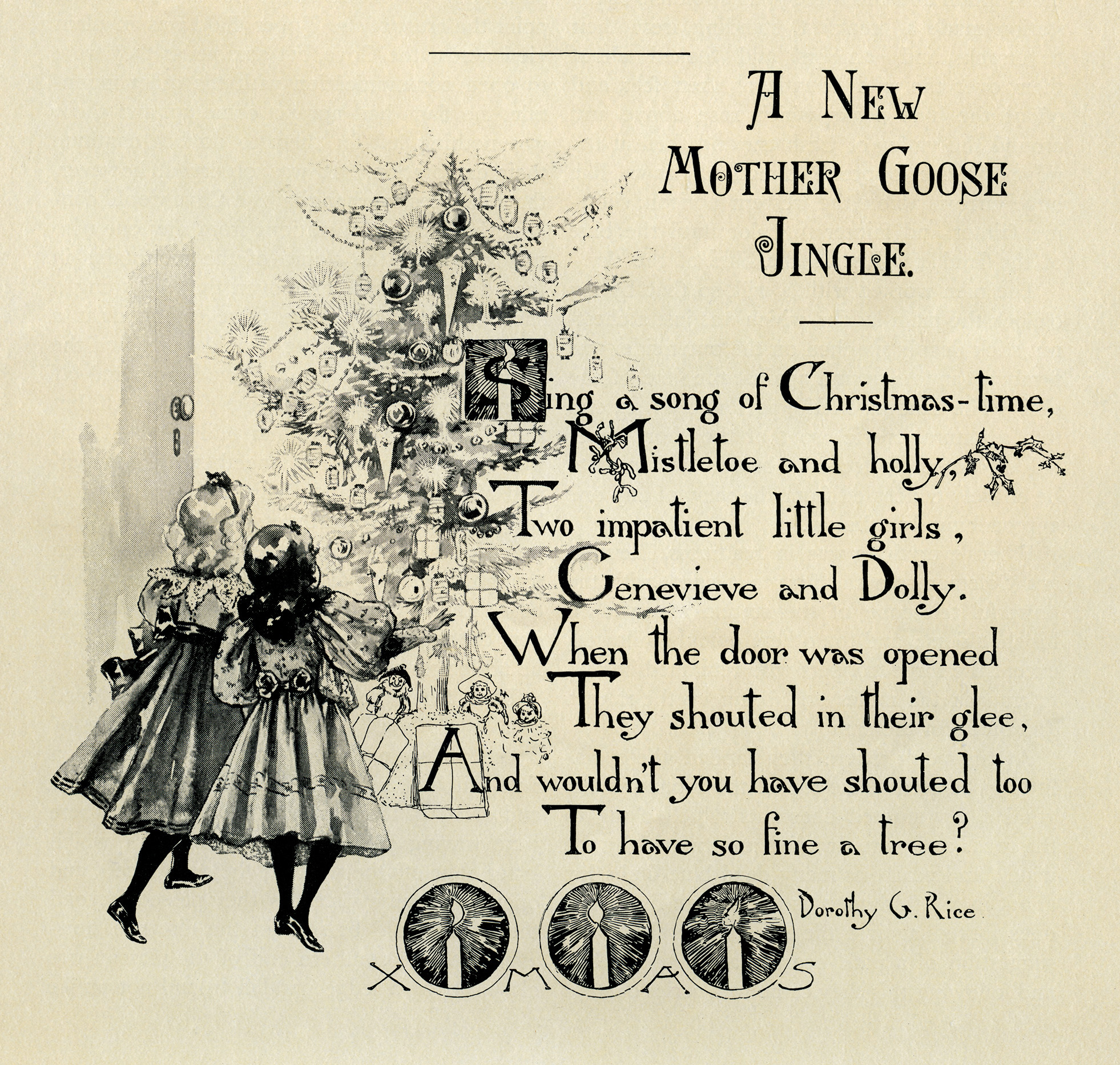 A Vintage Christmas Poem Old Design Shop Blog