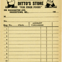free printable vintage grocery store receipt
