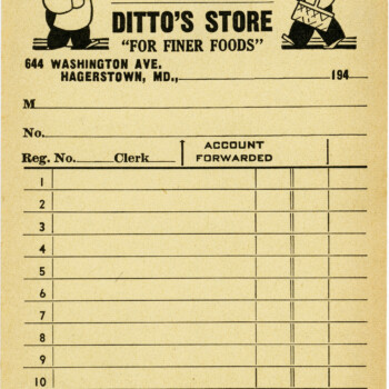 free printable vintage grocery store receipt