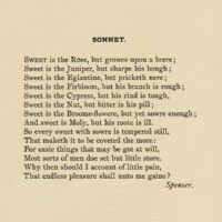 free vintage printable poem sonnet by spenser