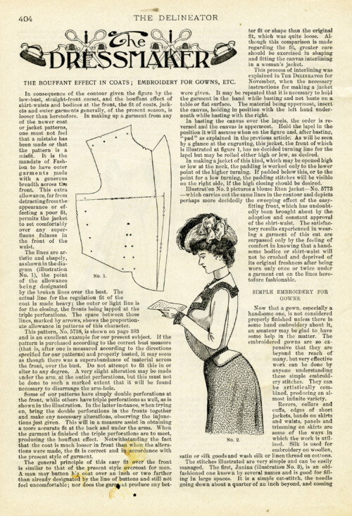 free printable Victorian dressmaker ladies fashion book page