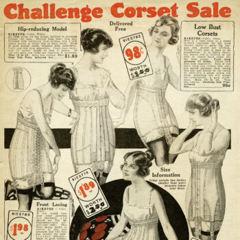 free printable vintage corsets catalog page