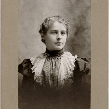 Free vintage clip art young Victorian lady cabinet card photo