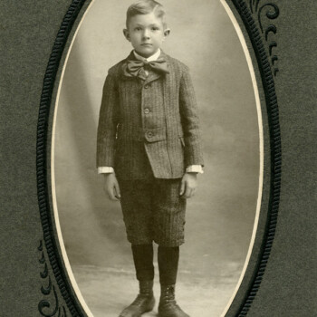 Cabinet card photo Victorian boy free vintage clip art