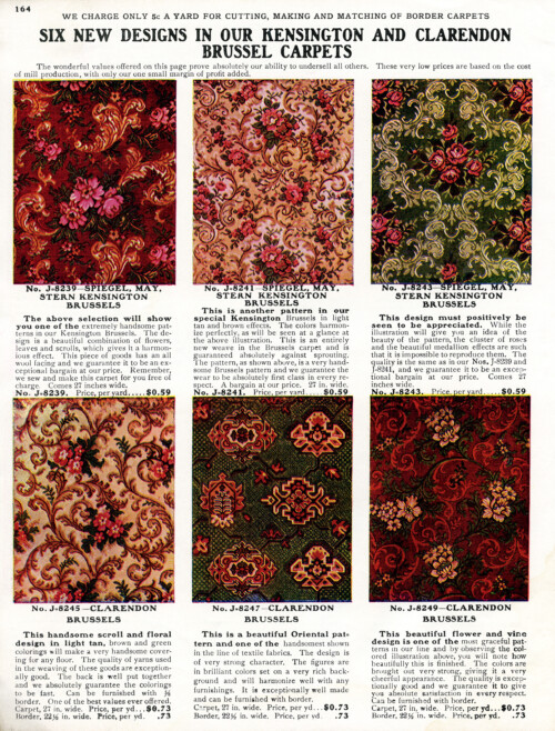 vintage carpet designs free antique catalog page clip art