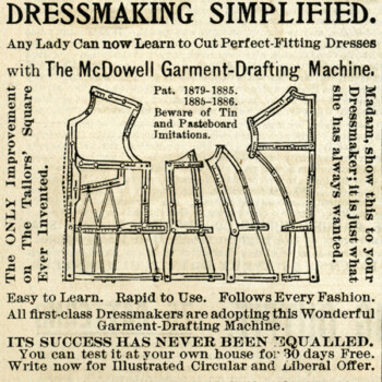 Vintage Garment Drafting Machine for Sewing