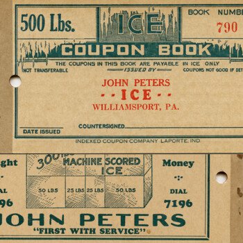 Vintage Ice Coupon Book