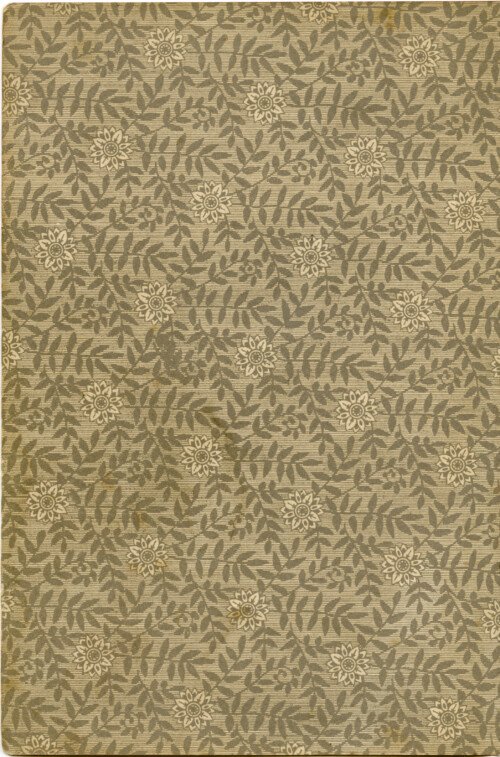 vintage floral endpaper free digital ephemera