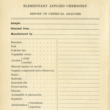 free vintage science experiment form