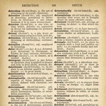 Free vintage printable dictionary page