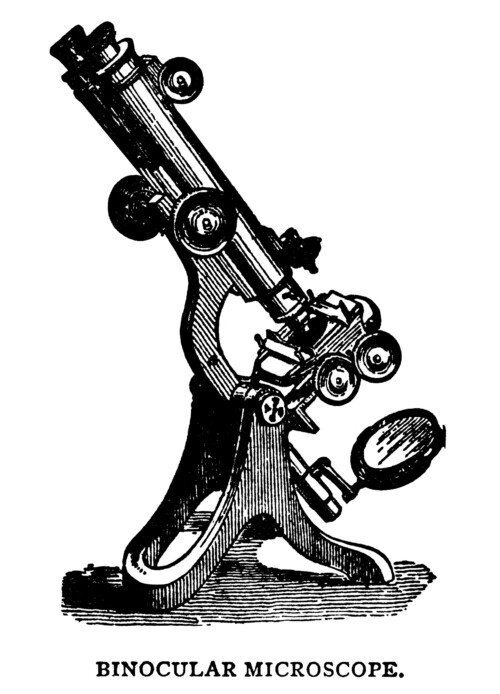 Free printable vintage microscope clip art