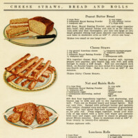 Free vintage illustrated cookbook page digital