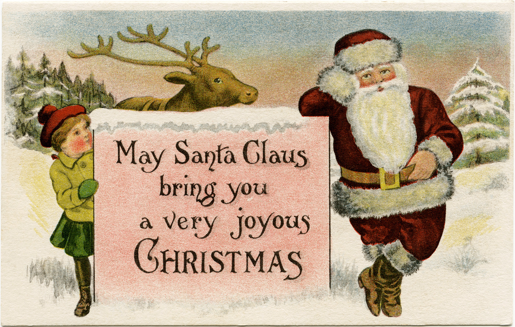 Vintage Santa Postcard 41