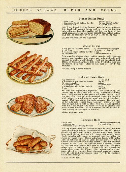 Free vintage illustrated cookbook page digital