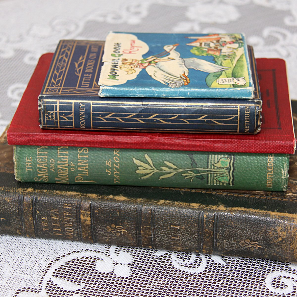 Display of antique books