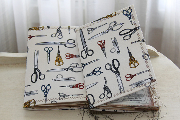 sewing junk journal