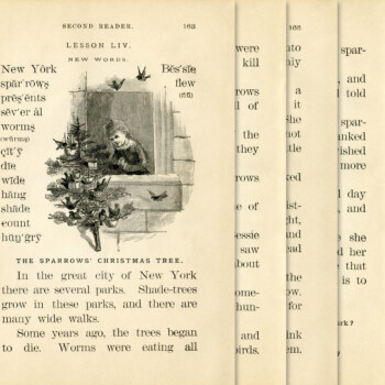 Free printable Sparrows Christmas Tree story