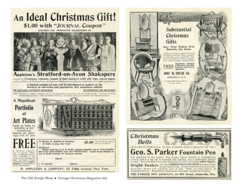 Free printable vintage Christmas advertisements