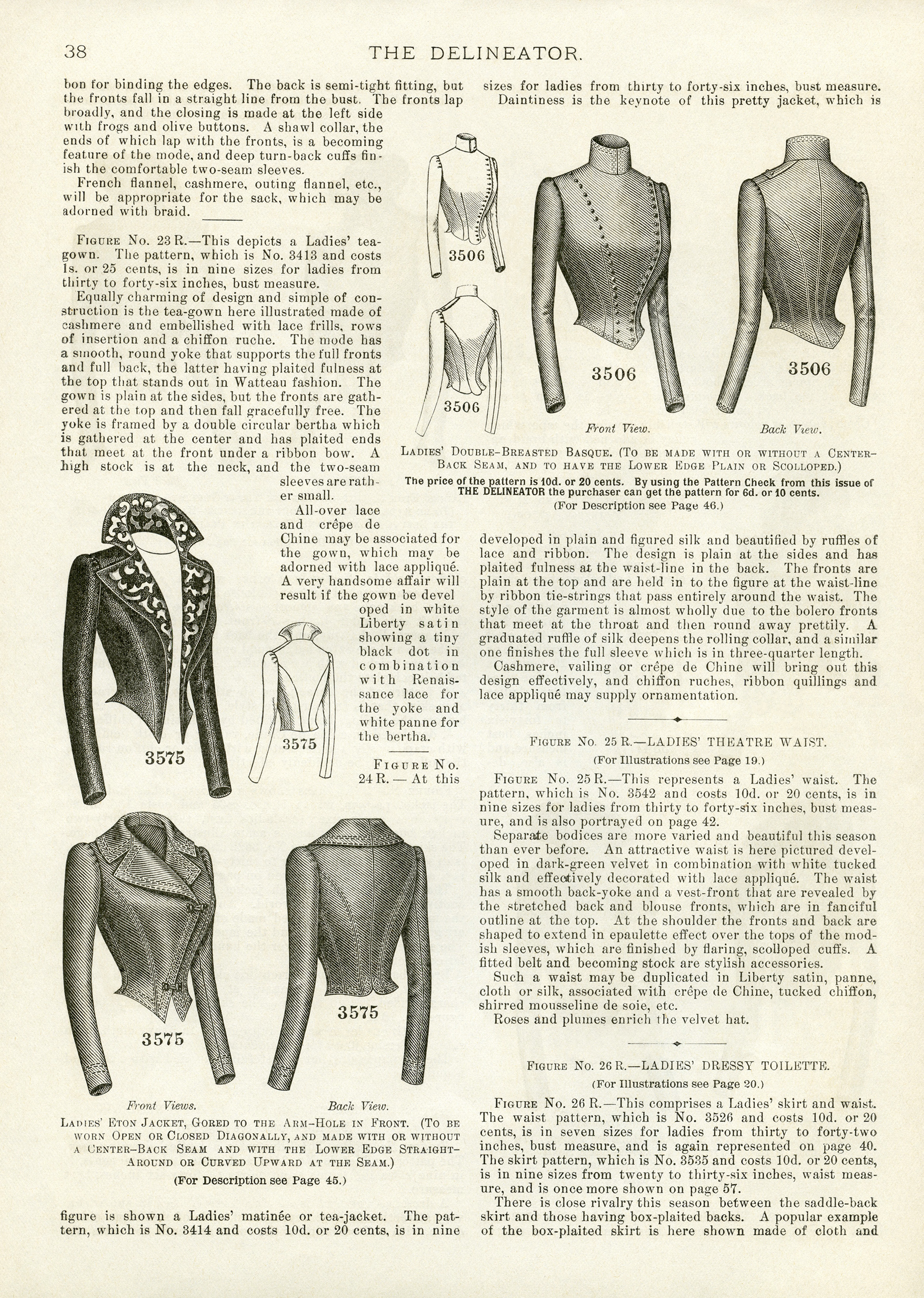 Free printable vintage ladies theatre waist fashion