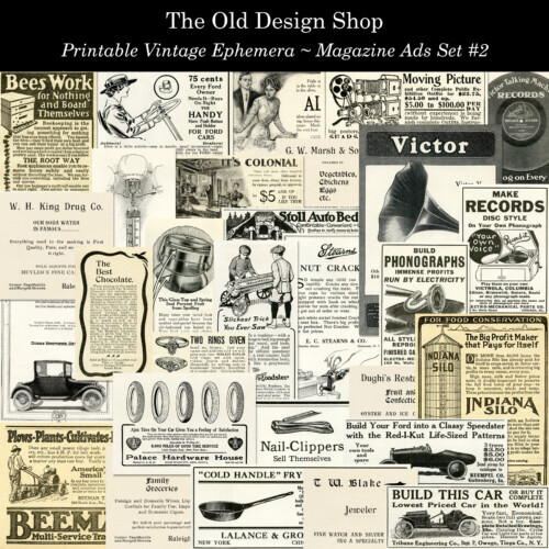 printable vintage magazine advertisements 
