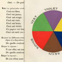 Color wheel school lesson