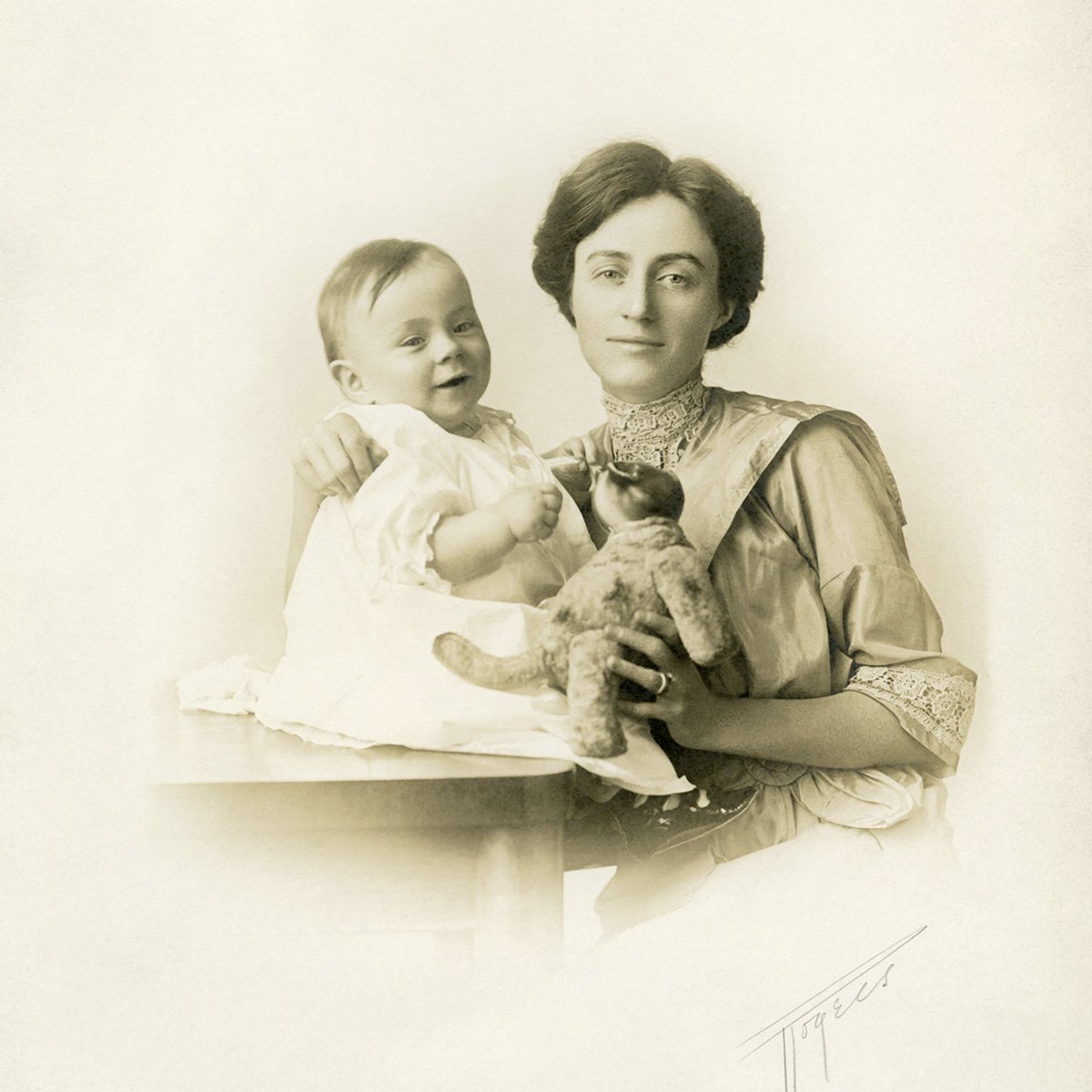 vintage photo mother baby printable ephemera