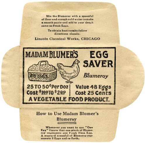 free printable blumer’s egg saver vintage envelope