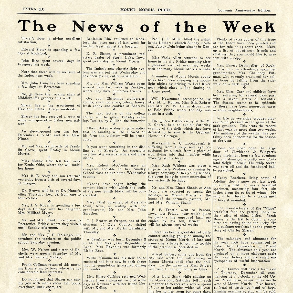 news of the week printable book page