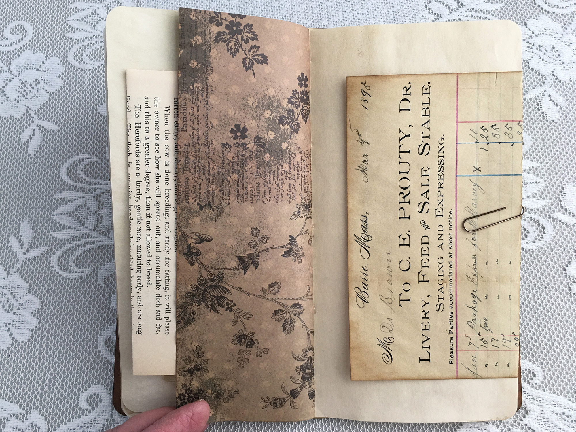 vintage farm traveler's notebook