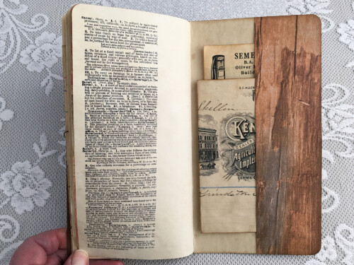 vintage farm traveler's notebook