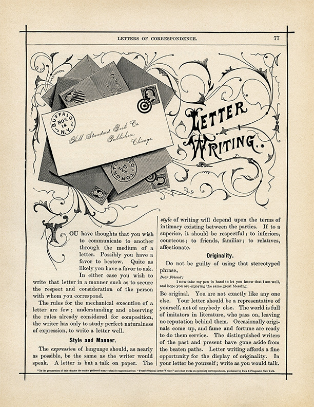 letter writing vintage clip art old design shop blog