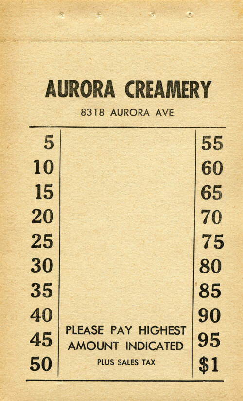 vintage creamery invoice clip art