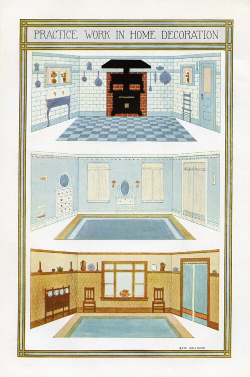 vintage home decorating ideas clip art