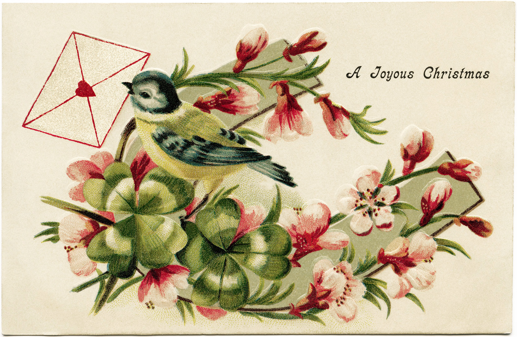 vintage printable Christmas postcards