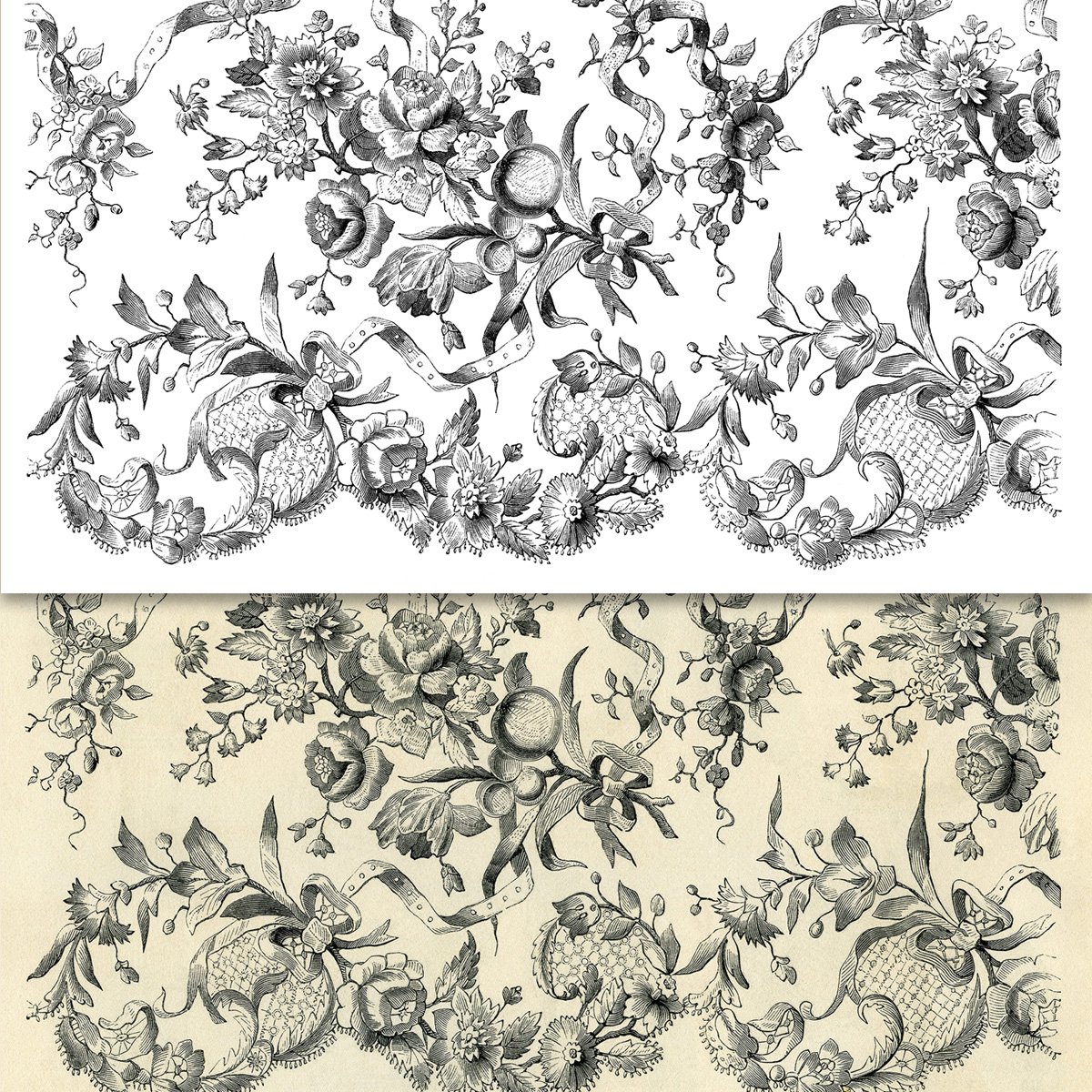 antique lace pattern