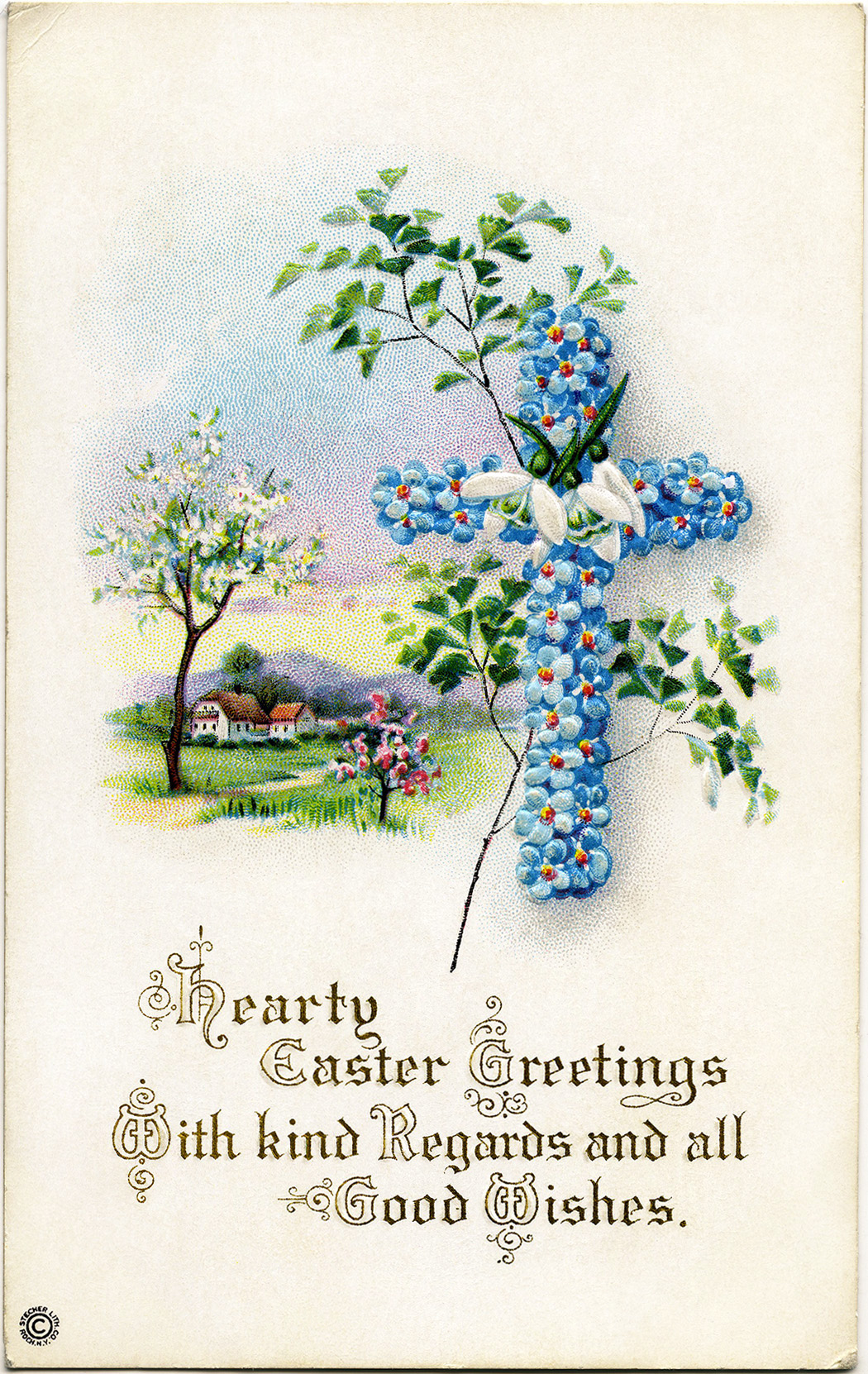 antique Easter postcards