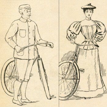 vintage bicycle clip art