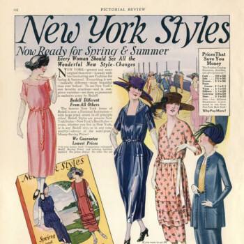 Vintage Fashion Catalog Ad